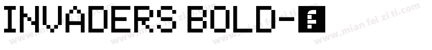 Invaders Bold字体转换